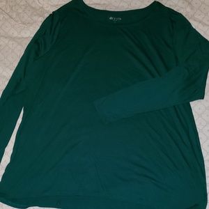 Green Long Sleeve Tee